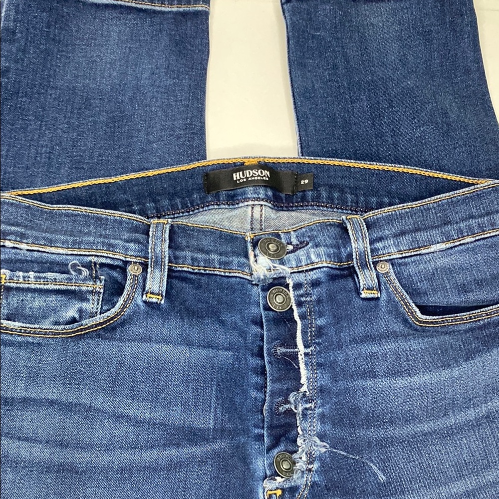Hudson Jeans Blue High Rise Denim
